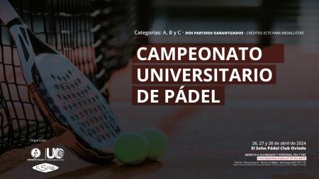 Imagen CAMPEONATO UNIVERSITARIO DE PÁDEL 2023-2024