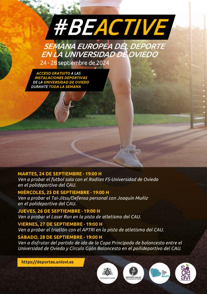 Imagen SEMANA EUROPEA DEL DEPORTE EN LA UNIVERSIDAD DE OVIEDO
