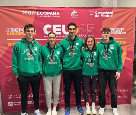 Imagen La Universidad de Oviedo logra siete medallas en el Nacional...
