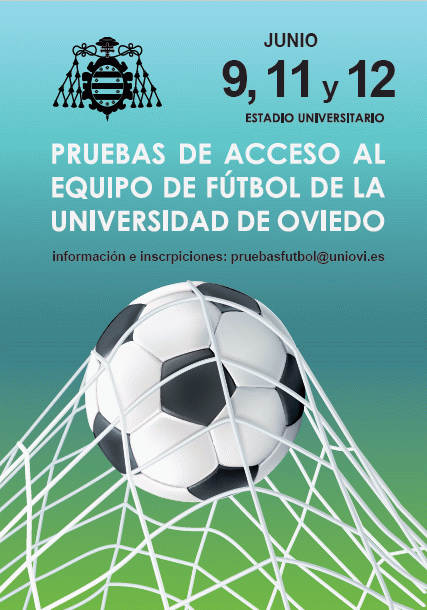 Imagen PRUEBAS DE ACCESO AL EQUIPO DE FÚTBOL DE LA UNIVERSIDAD DE OVIEDO